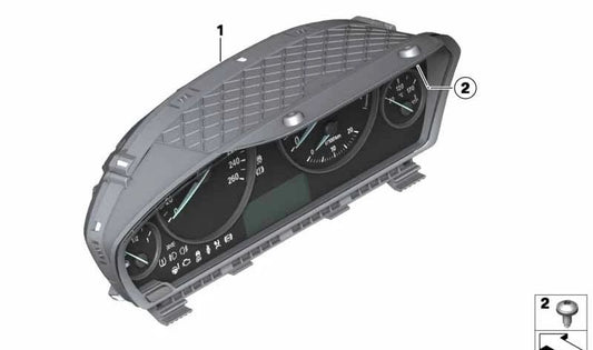 Instrument de combinaison pour la série BMW 3 F30, F31, F34 et 4 Série F32, F33, F36 (OEM 62105A03A40). BMW d'origine