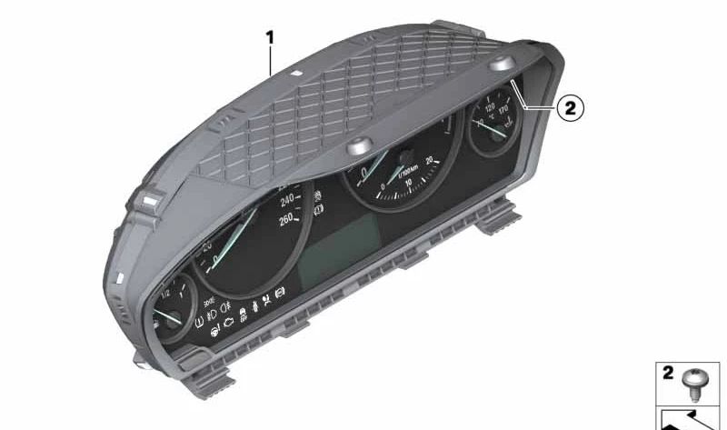 Cuadro de instrumentos OEM 62105A03A32 para BMW Serie 3 y Serie 4 (F30, F31, F34, F32, F33, F36). Original BMW.