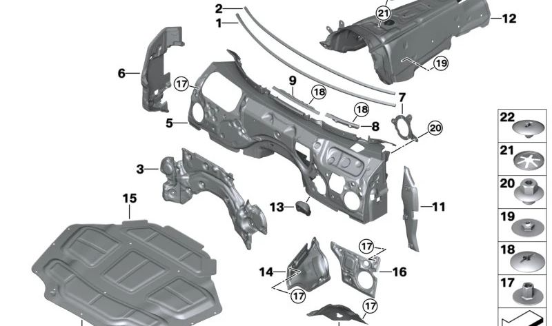 Sellado del marco lateral derecho para BMW Z4 G29 (OEM 51487458758). Original BMW