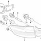 Portalámparas OEM 63212336507 para BMW X6 (E71, E72). Original BMW.