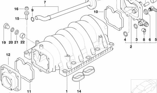 OEM closing screw 07119909703 for BMW E21, E30, E36, E12, E28, E34, E39, E24, E23, E38, E53, Z1, E52, R50. Original BMW.