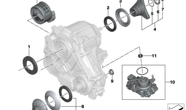 Juego de Separadores para BMW Serie 1 F20, F21, Serie 2 F22, F23, G42, Serie 3 E90, E91, E92, F30, F31, F34, G20, G21, G28, G80, Serie 4 F32, F33, F36, G22, G23, G26, G82, Serie 5 E60, E61, F07, F10, F11, F90, G30, G31, G38, Serie 6 F06, F12, F13, G32, Se