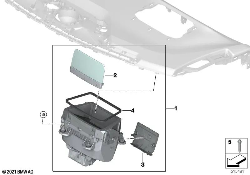 Head-Up Display para BMW U06 (OEM 62305A7B456). Original BMW