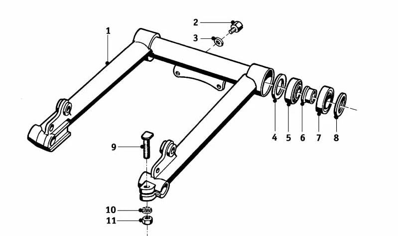 Arandela para varios modelos de BMW (OEM 21521020136). Original BMW