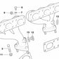 Asbestos-free gasket for BMW E36, E39, E38 (OEM 11621744252). Genuine BMW