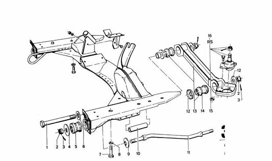 OEM WASHER 31122614158 für BMW (E81, E82, E87, E88, E90, E91, E92, E93, F20, F21, F22, F23, F30, F31, F32, F33, F34, F36, E84, F30, F31, F31). Original BMW