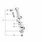 Tuerca hexagonal para BMW E21, E30, E12, E28, E34, E24, E23, E32 (OEM 11240518321). Original BMW.