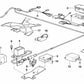 Airbag-Sicherheitsschalter für BMW E30, E28, E34, E24, E23, E32 (OEM 65771371460). Original BMW.