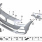 Tapa SRA imprimada derecha para BMW F39 (OEM 51117499490). Original BMW.