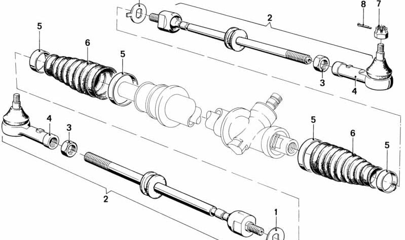 Tavola di sicurezza OEM 3211116563 per BMW E21. BMW originale.