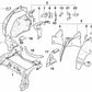 Radhaus außen rechts hinten für BMW 5er E60, E61N (OEM 41217900484). Original BMW