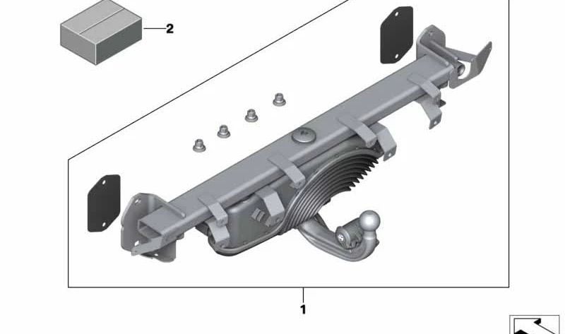 Kit de adaptación de componentes eléctricos para BMW Serie 2 U06, X1 U11 (OEM 71605A7DE60). Original BMW