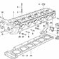 Junta sin asbestos para BMW Serie 5 E28, E34, Serie 6 E24, Serie 7 E23 (OEM 11421312175). Original BMW