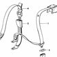 Correa inferior trasera derecha para BMW Serie 3 E36 (OEM 72111977412). Original BMW