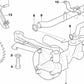 OEM -Ölrohrstütze 11411404645 für BMW E36, E46, Z3, E85, E86. Original BMW.