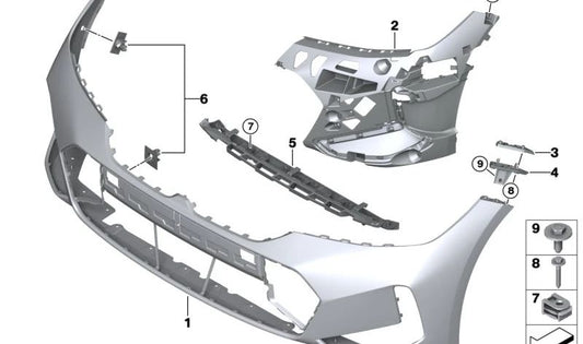 OEM 5115A69621 Chalan avant d'impression pour BMW G20. BMW d'origine.