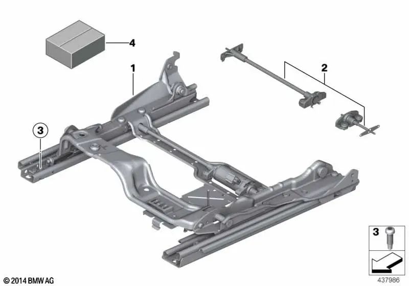 Juego de ejes flexibles izquierdos para BMW Serie 6 F06, F12, F13 (OEM 52107309645). Original BMW.