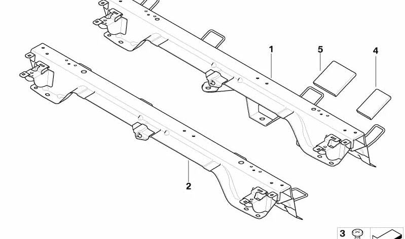 Cubierta Isofix exterior para BMW X5 E70, E70N, X6 E71, E72 (OEM 52209162635). Original BMW