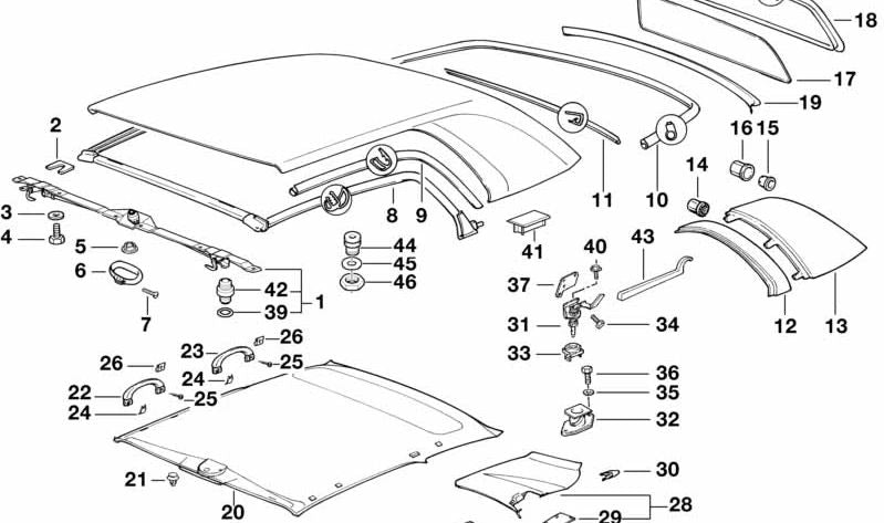 Junta Tórica para BMW Serie 3 E36 (OEM 54218205491). Original BMW