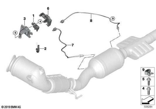 Sensorabdeckung für BMW 1er F40, F52, 2er F44, F45N, F46N, X1 F48, F48N, F49, F49N, F60N (OEM 13628682738). Original BMW.