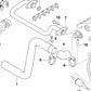 OEM -Rohrklemme 07129952123 für BMW E21, E30, E36, E12, E28, E34, E39, E24, E23, E38, F01, F02, E71, Z1, I3, I01, R50. Original BMW.