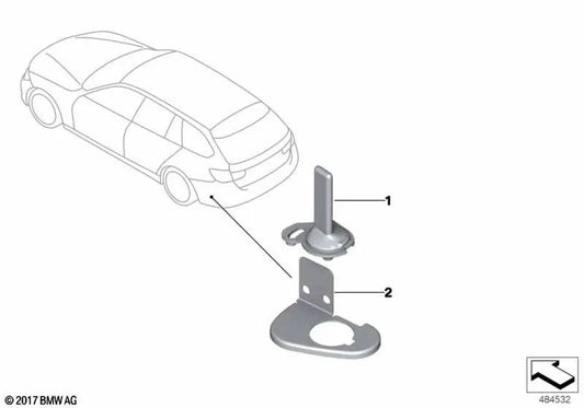 Soporte de antena para BMW Serie 3 E91, E91N, F31, F31N (OEM 65209283639). Original BMW.