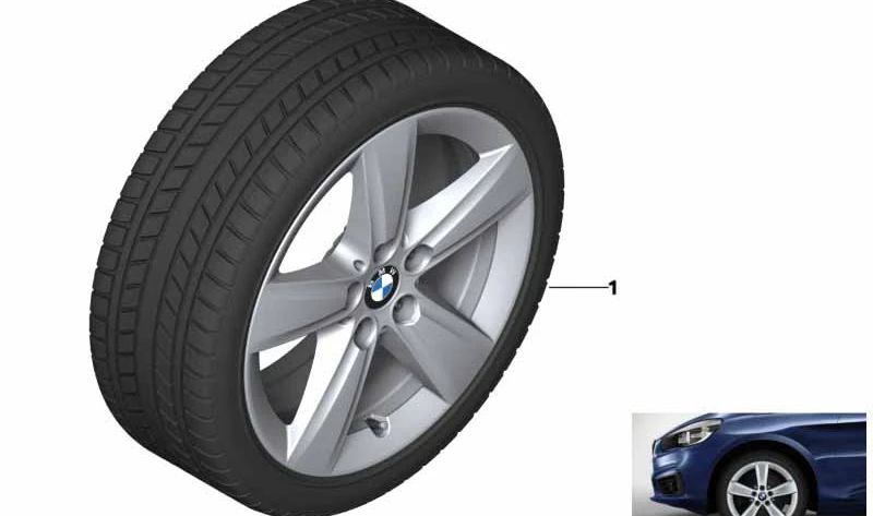 Full winter tyre for BMW F45, F46 (OEM 36112456922). Original BMW