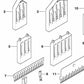 Kammverbinder-Isoliergehäuse für BMW E36, E46, E39, E60, E61, E63, E64, E38, E65, E66, E83, F25, E53, E70, E71, E72, E85, E86, E52 (OEM 61131393766). Original BMW