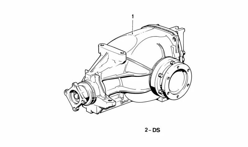 Juego de Juntas para el Diferencial Trasero para BMW Serie 3 E36, Serie 5 E34, Serie 7 E32 (OEM 33101211823). Original BMW