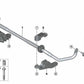 Soporte Estabilizador Superior para BMW Serie 5 F90, G30, G31, G38, Serie 6 G32, Serie 7 G11, G12, Serie 8 F91, G14 (OEM 31356861471). Original BMW