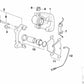 Left brake caliper housing for BMW 3 Series E46, Z4 E85, E86 (OEM 34212282857). Original BMW.