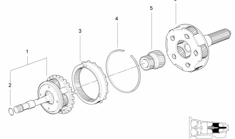 Anel de vedação OEM 24221421707 para BMW E34, E39, E32, E38, E31. BMW originais.