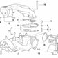 Flansch für BMW 3er E36 (OEM 11611247752). Original BMW