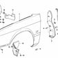 Radhausabdeckung vorne rechts für BMW 5er E28 (OEM 51711874602). Original BMW.