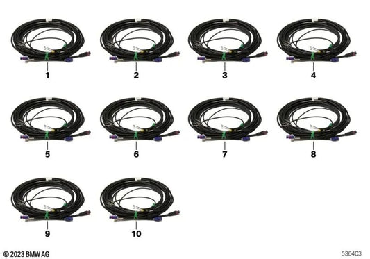 Head-Up Display replacement module for BMW F90, G30, G31, G32 (OEM 61118733365). Genuine BMW.