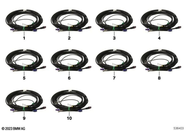 Juego de reparación KaFas para BMW X3 F97, G01, G08 Serie X4 F98, G02 (OEM 61119833938). Original BMW.