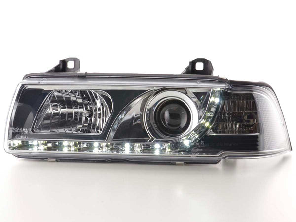 Faros delanteros LED con aspecto DRL BMW Serie 3 Berlina E36 92-98 cromado