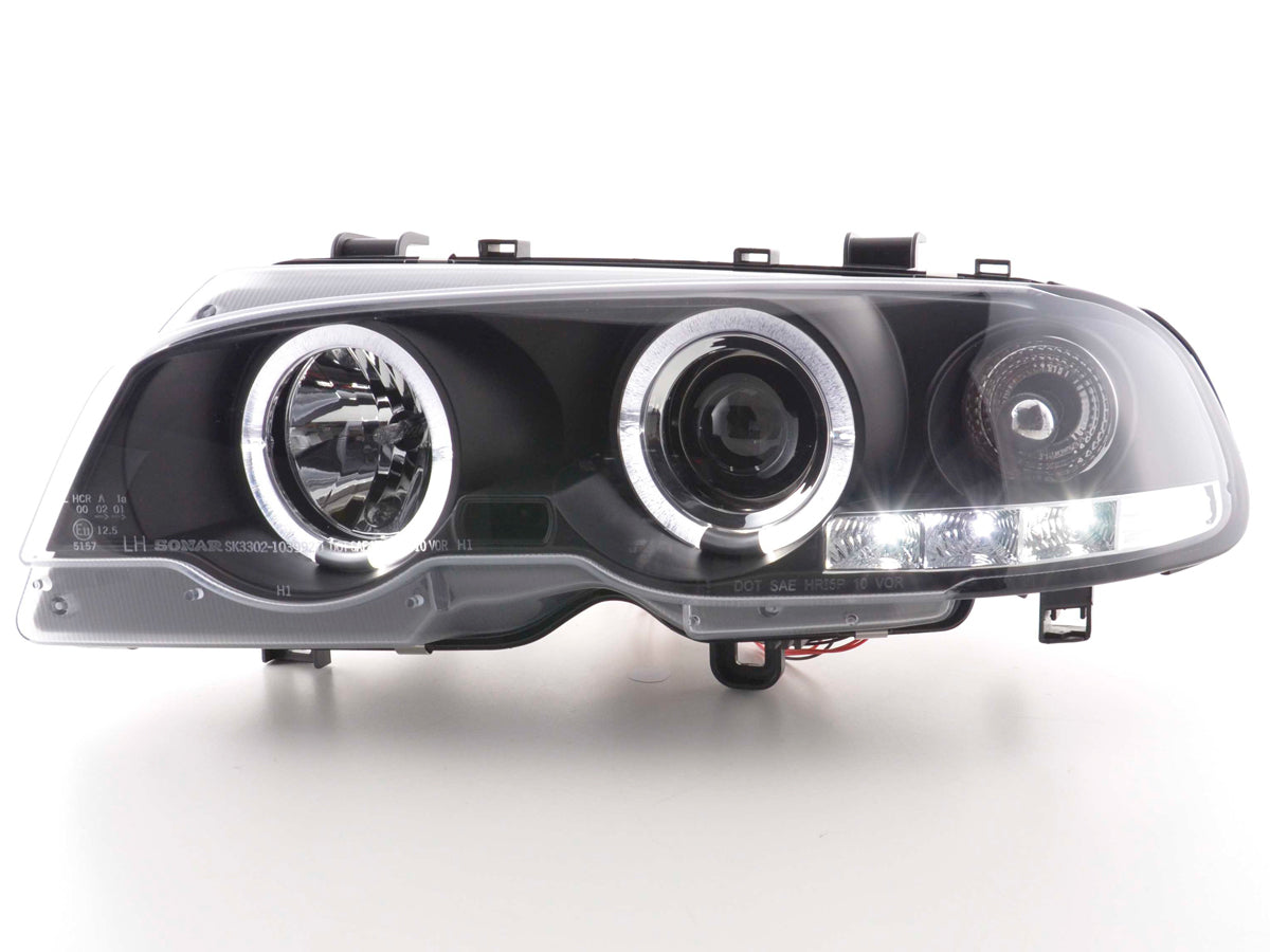 Front Headlights BMW 3 Series E46 Coupe/Cabrio 98-02 Black