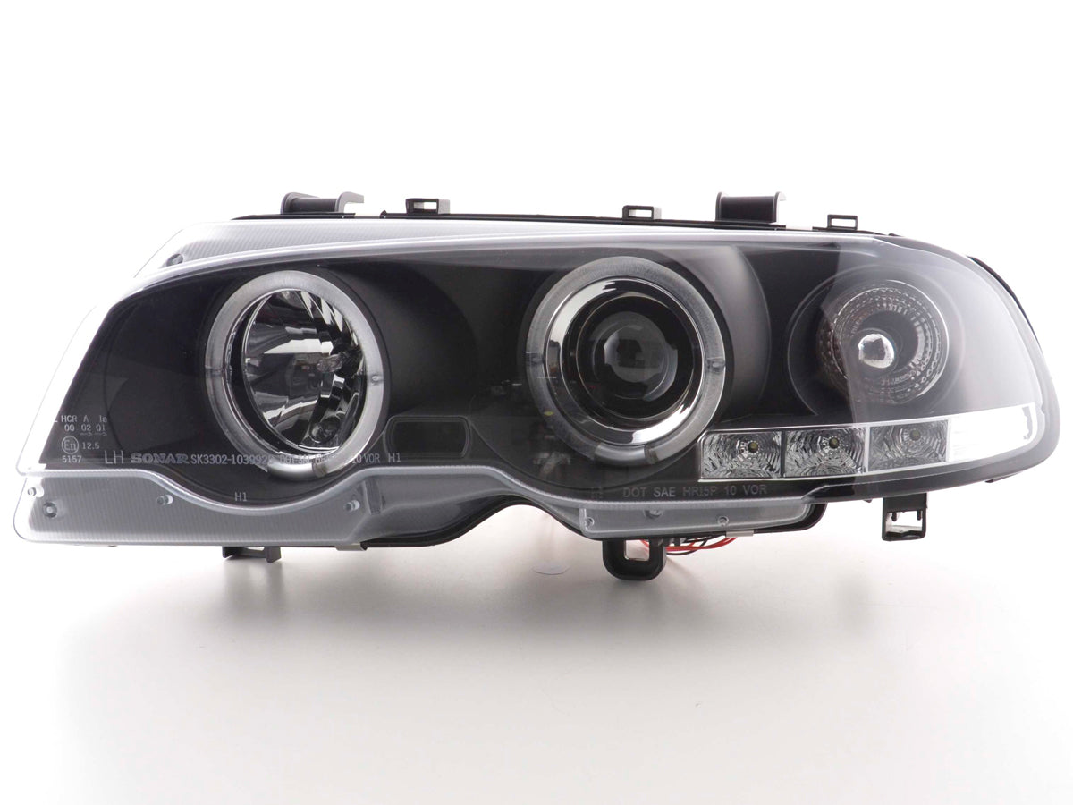 Front Headlights BMW 3 Series E46 Coupe/Cabrio 98-02 Black