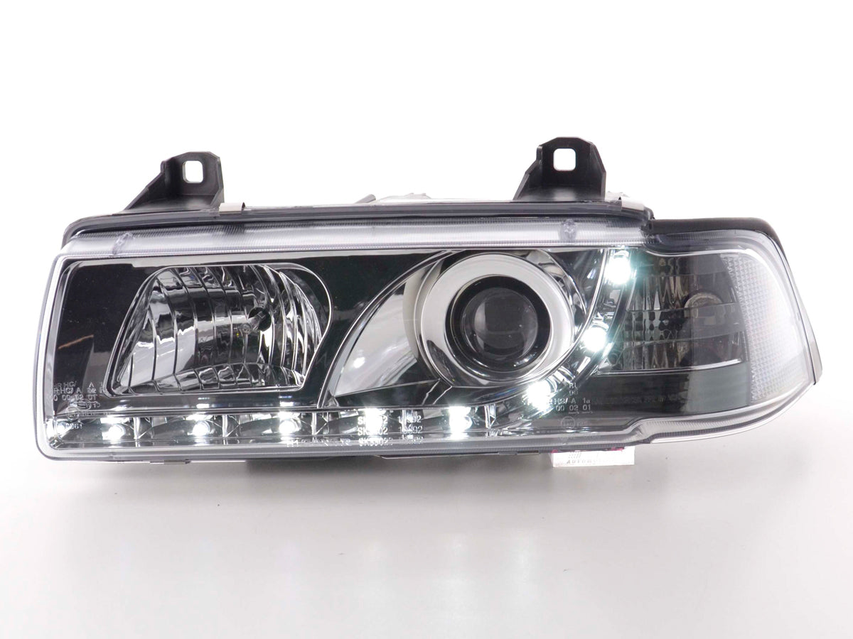 Faros delanteros LED BMW Serie 3 E36 Coupé, Cabrio 92-99 cromo