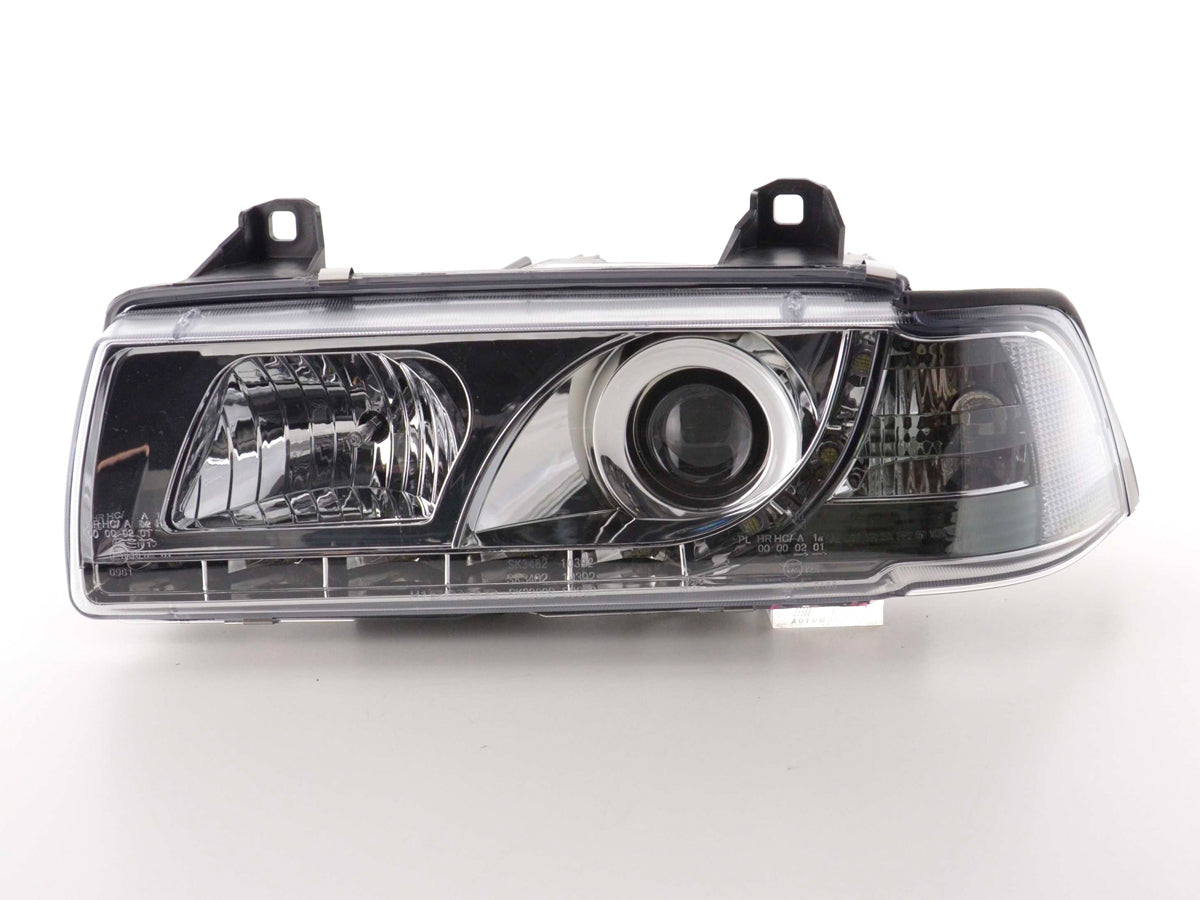 Faros delanteros LED BMW Serie 3 E36 Coupé, Cabrio 92-99 cromo