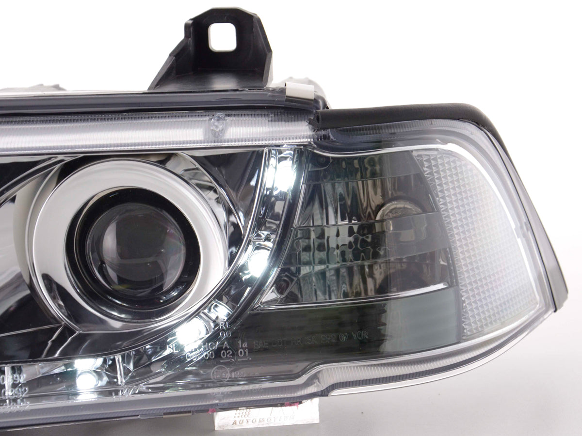 Faros delanteros LED BMW Serie 3 E36 Coupé, Cabrio 92-99 cromo