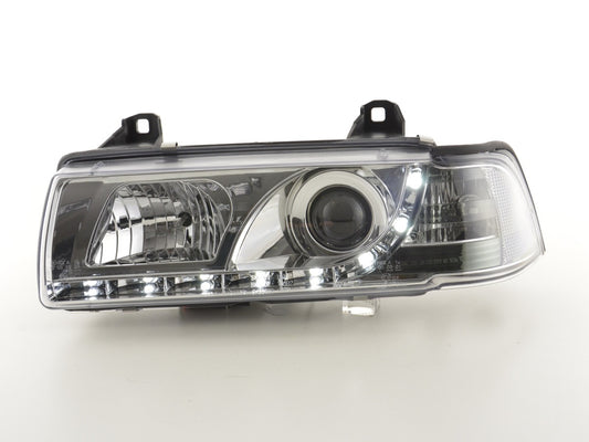 BMW 3 Series E36 Sedan 92-98 Chrome LED Headlights