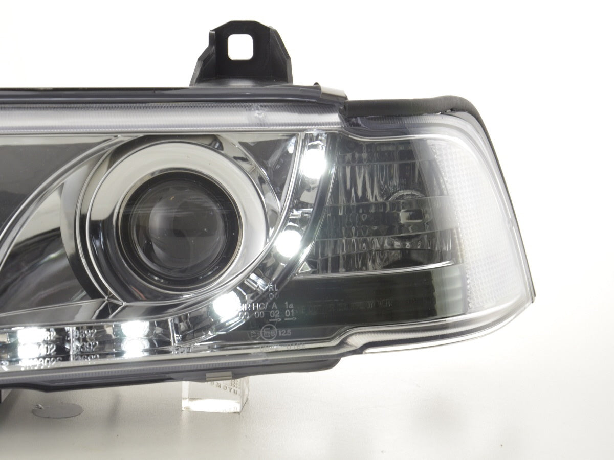 Faros delanteros LED BMW Serie 3 E36 berlina 92-98 cromados