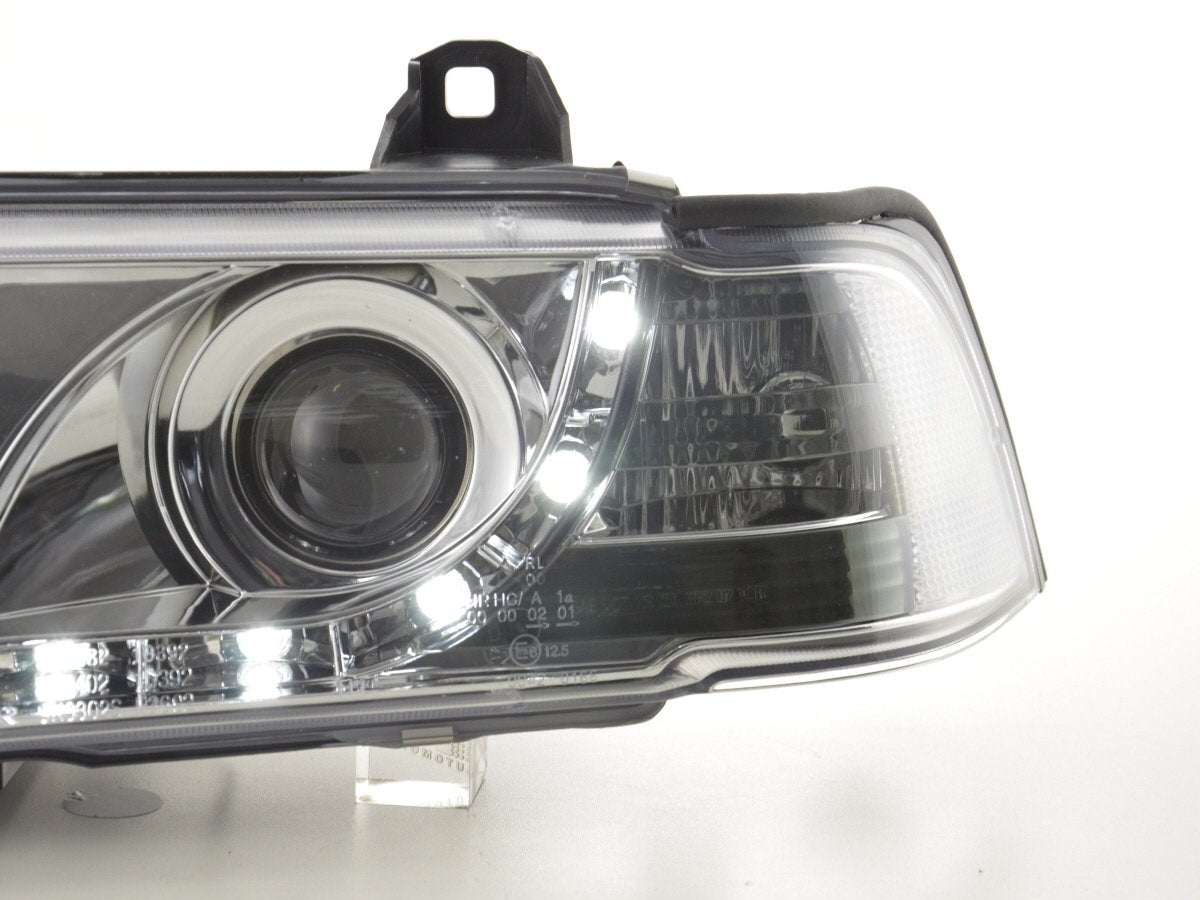 Faros De Luz Diurna Luces Conducción Led Bmw Serie 3 E36 Sedán 92-98 Cromo Lights > Headlights