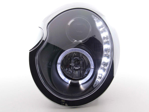 Faros delanteros LED DRL look Mini Cooper R50 01-06 negro