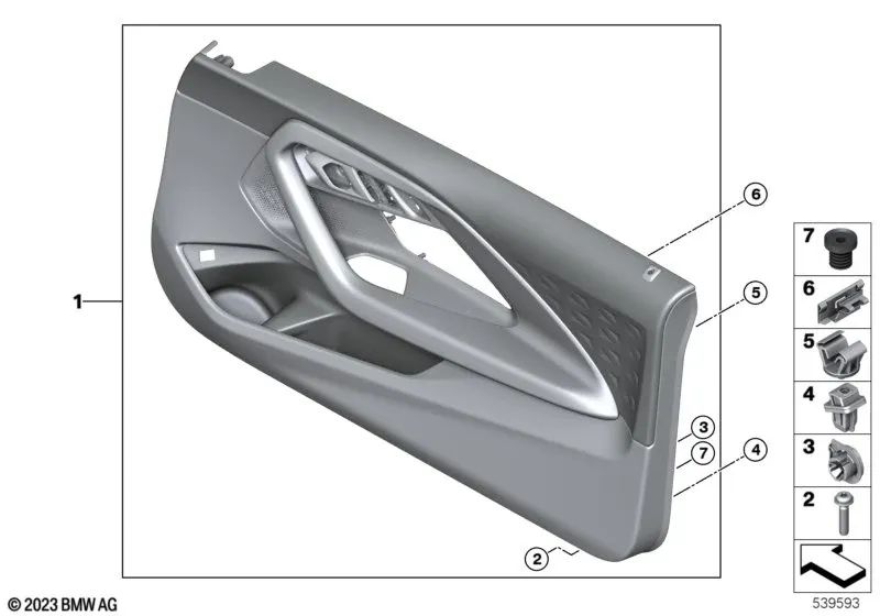 Abrazadera para BMW E81, E82, E87, E88, F20, F21, F52, F22, F23, F44, F45, F46, F87, G42, G87, U06, E90, E91, E92, F30, F31, F34, F35, F80, F32, F33, F36, F82, F83, E60, E61, F12, F13, E65, E66, F91, F92, G14, G15, E84, F48, F49, U11, F39, E70, G07, E86,