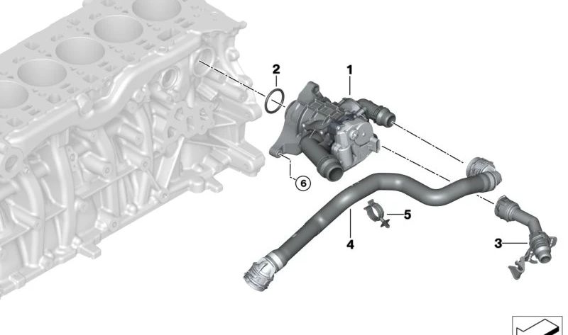 Módulo de gerenciamento térmico OEM 11539468426 para BMW G20, G21, G22, G23, G26, G60, G70, G45, G05, G18, G06, G07, G09. BMW original.