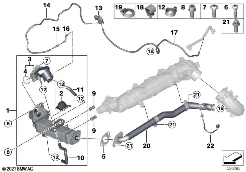 Acoplador para BMW Serie 3 E90, E91, E92, F30, F31, F34, Serie 4 F32, F33, F36, Serie 5 E60, E61, F07, F10, F11, Serie 6 E63, E64, F06, F12, F13, Serie 7 F01, F02, X3 F25, X4 F26, X5 E70, F15, X6 E71, F16 (OEM 11657803012). Original BMW