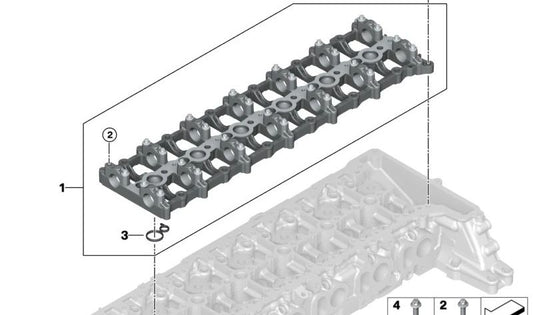 Tornillo de fijación OEM 11317828804 para BMW E81, E82, E87, E88, F20, F21, F40. Original BMW.